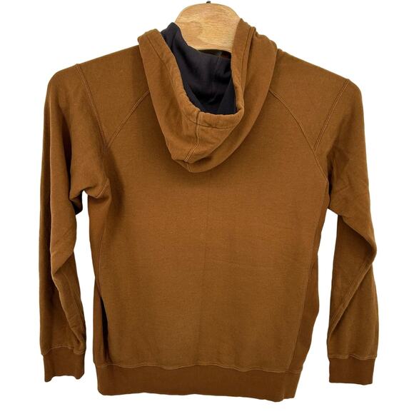 Men's M A5 summit series The North Face scenic mountain hoodie sweatshirt tan - Picture 5 of 6